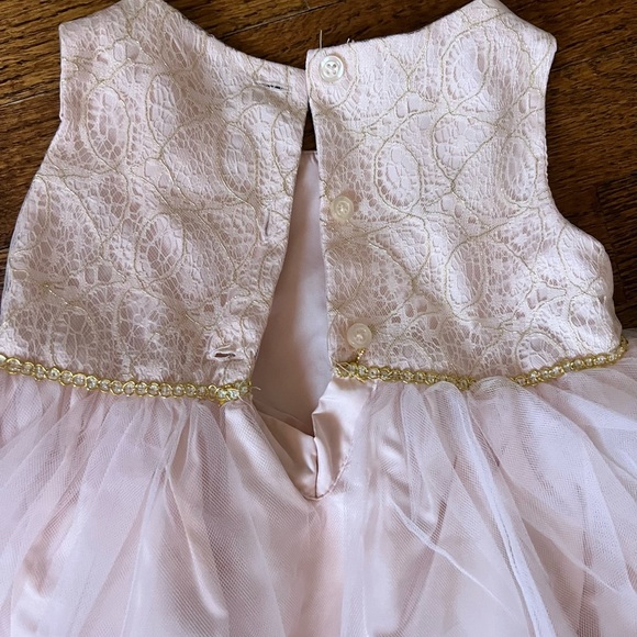 Tule and lace pink dress - Picture 2 of 4